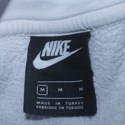 Mens UK Size M Nike White Pullover Hoodie