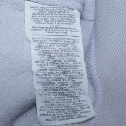 Mens UK Size M Nike White Pullover Hoodie