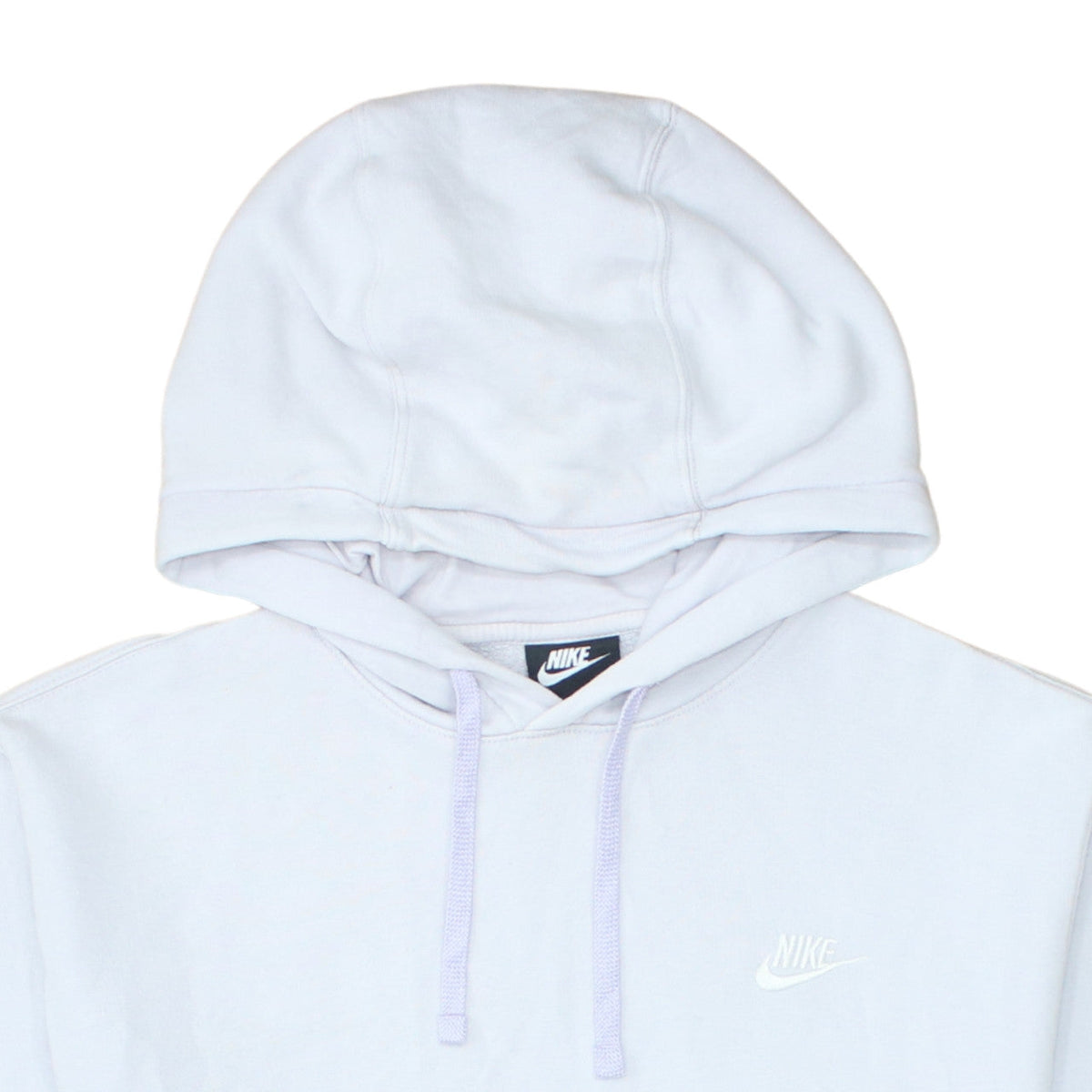 Mens UK Size M Nike White Pullover Hoodie