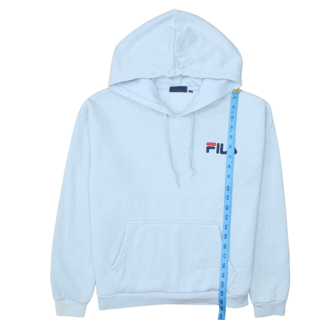 Womens UK Size S FILA Blue Pullover Hoodie