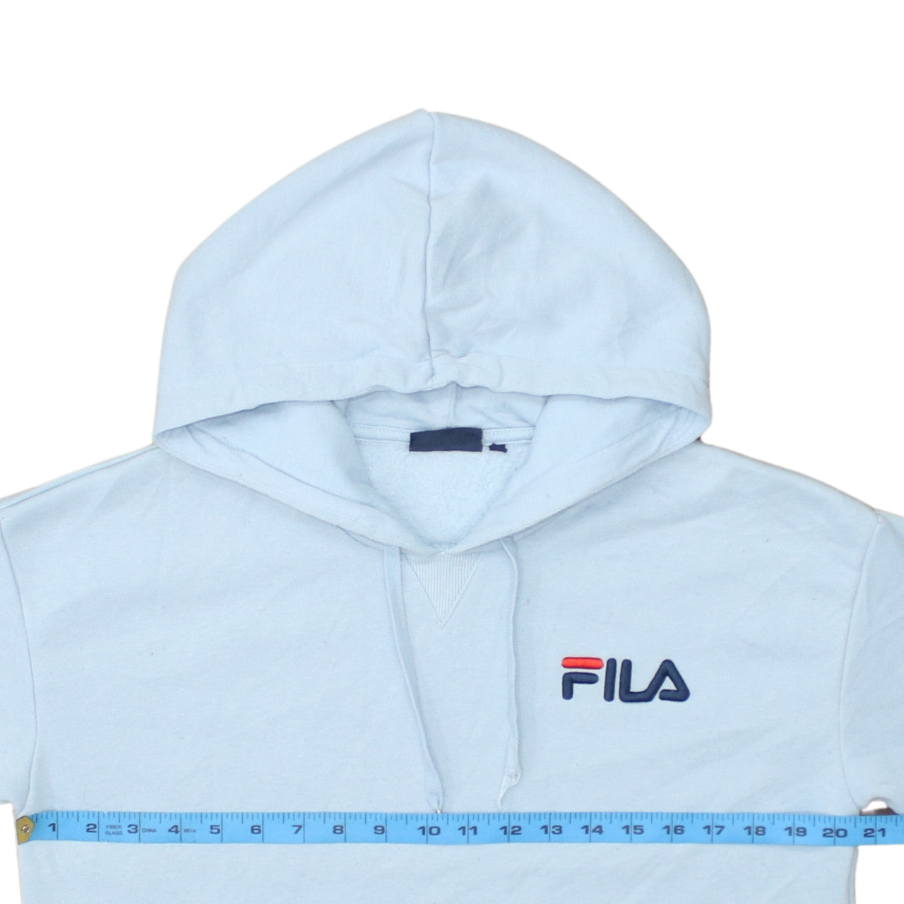 Womens UK Size S FILA Blue Pullover Hoodie