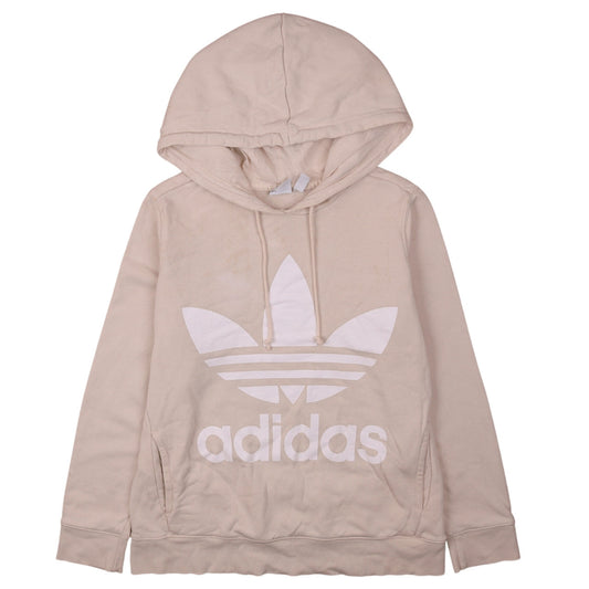 Womens UK Size 10 adidas Beige Pullover Hoodie