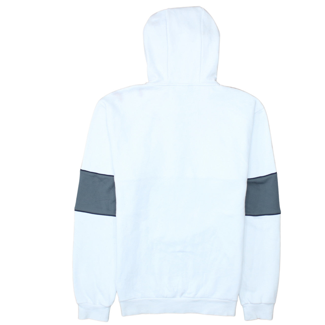 Mens UK Size S adidas White 1/2 Zip Hoodie