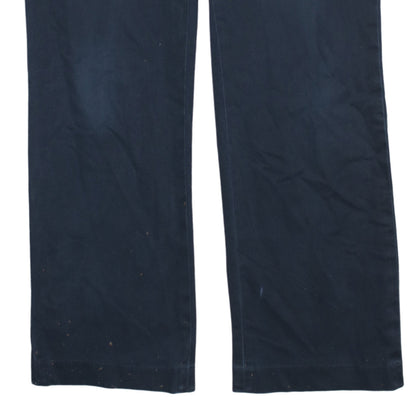 Tommy Hilfiger Women's Navy Blue Chino Trousers Size 10