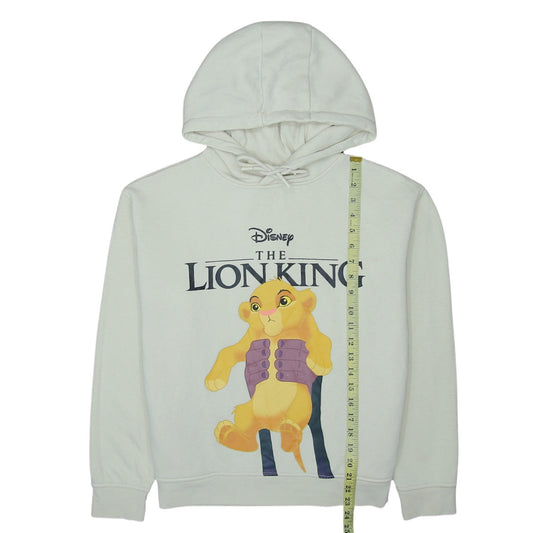 Womens UK Size S Disney White Pullover Hoodie