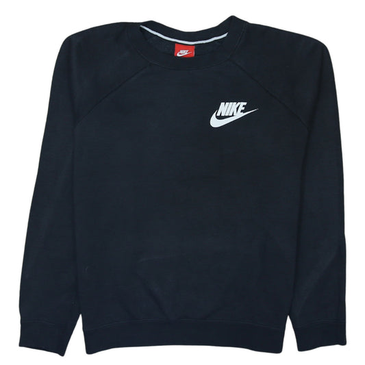 Womens UK Size S Nike Black Pullover Sweatshirt