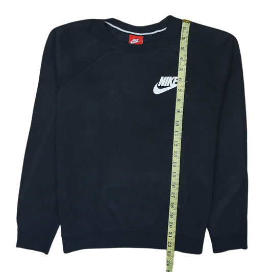 Womens UK Size S Nike Black Pullover Sweatshirt