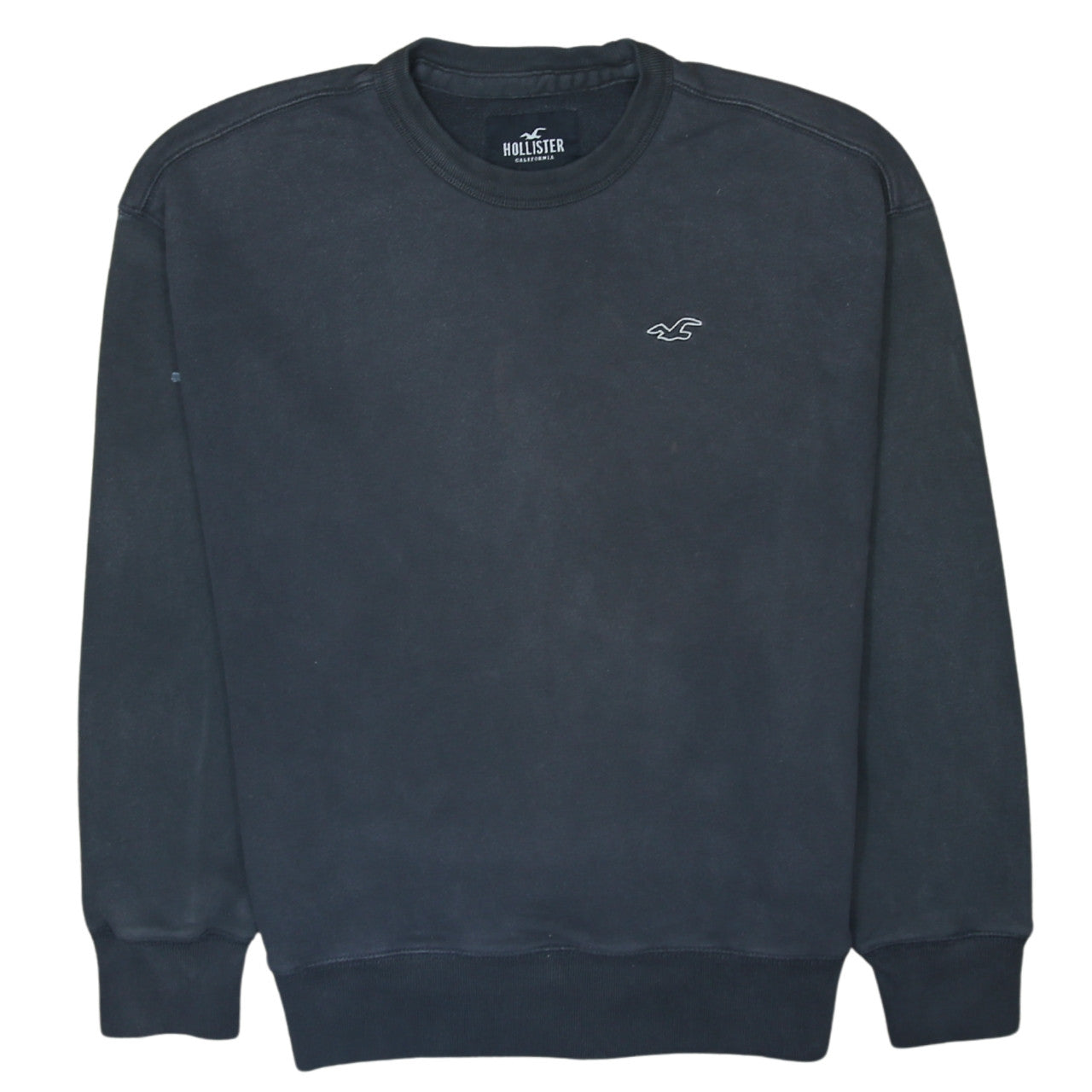 Mens UK Size XS Hollister Black Pullover Sweatshirt