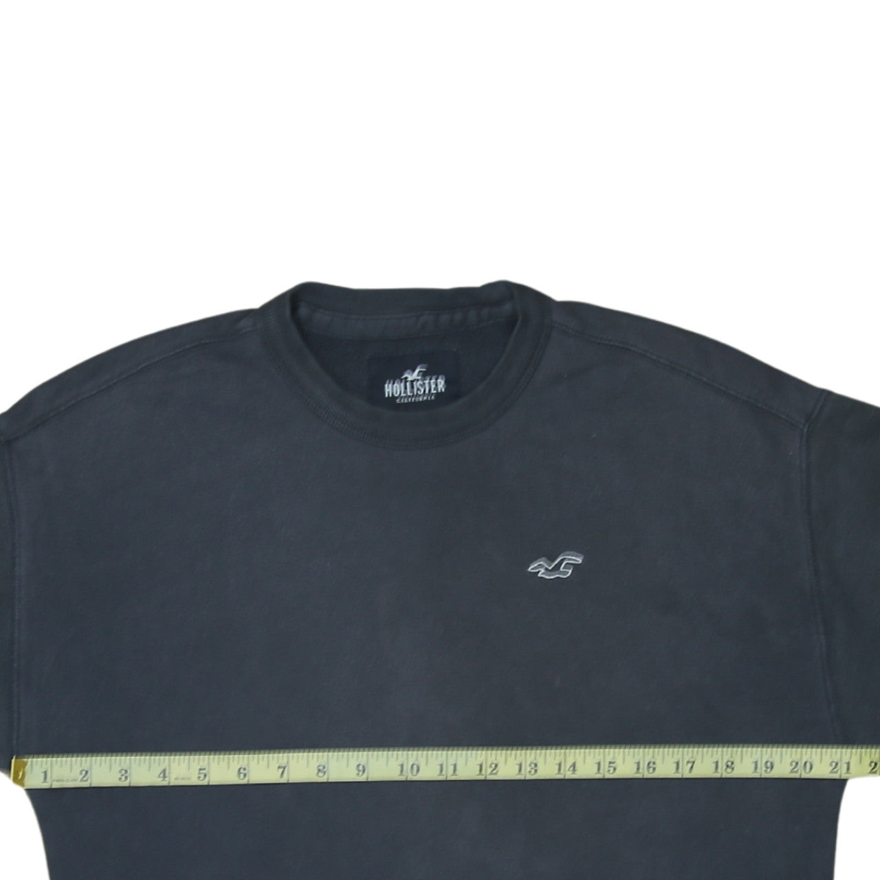 Mens UK Size XS Hollister Black Pullover Sweatshirt
