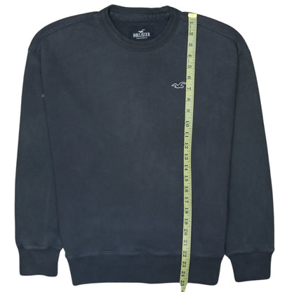 Mens UK Size XS Hollister Black Pullover Sweatshirt