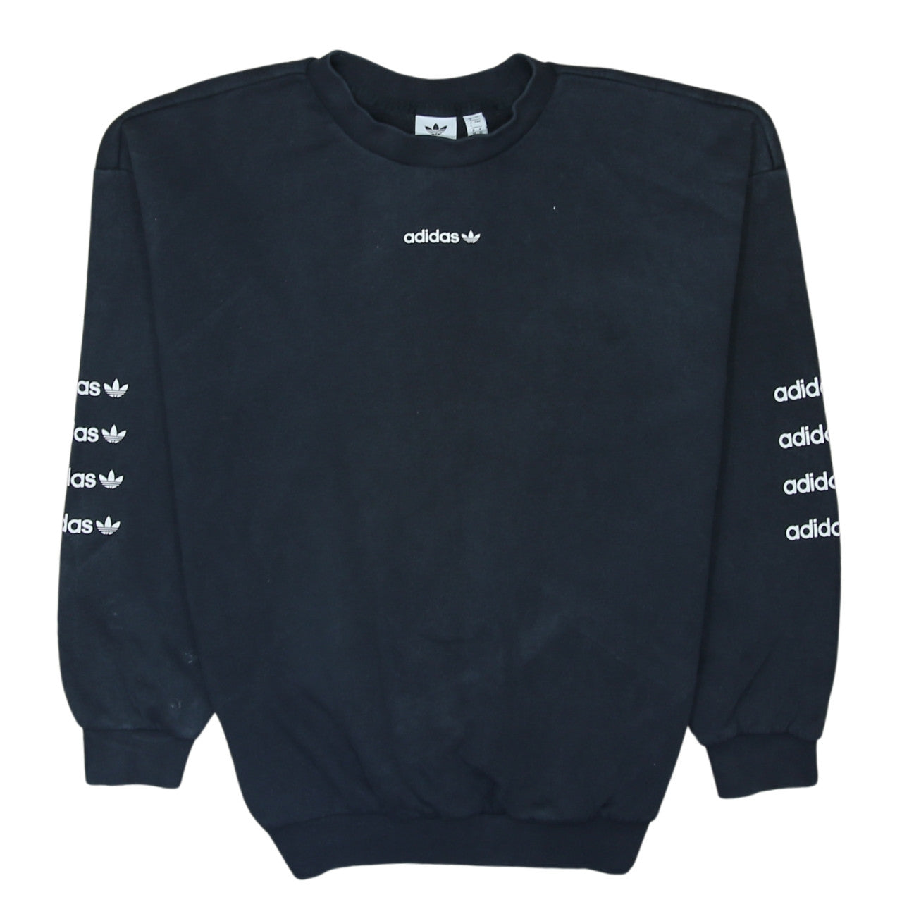 Womens UK Size 8 adidas Black Pullover Sweatshirt