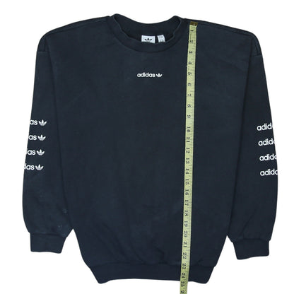 Womens UK Size 8 adidas Black Pullover Sweatshirt