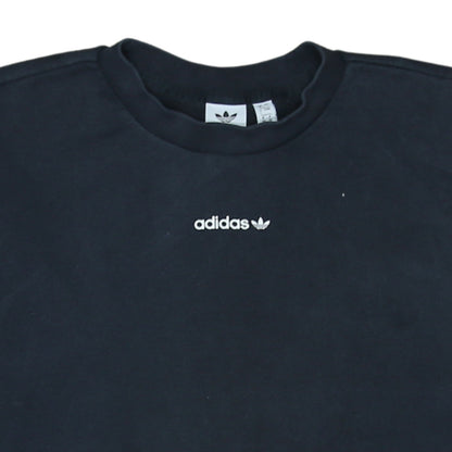 Womens UK Size 8 adidas Black Pullover Sweatshirt