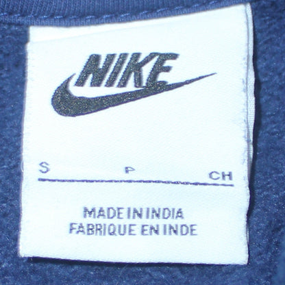 Mens UK Size S Nike Blue Pullover Hoodie