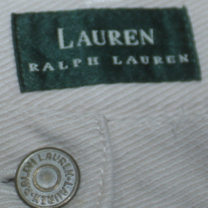 Ralph Lauren Women’s White Straight Cotton Jeans Size 6