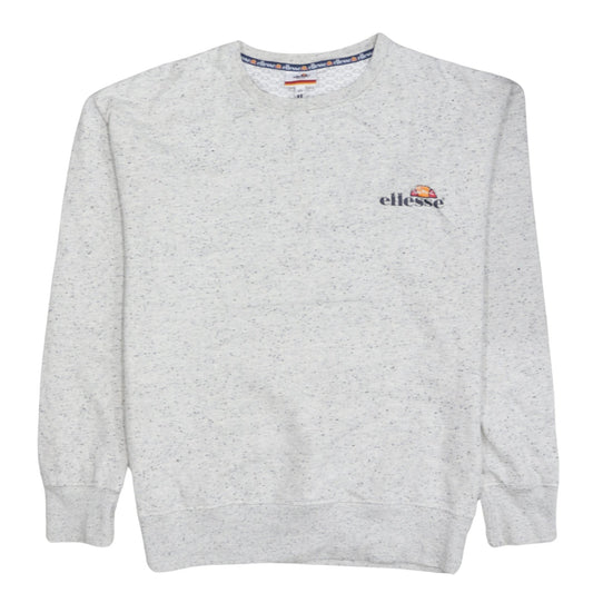 Mens UK Size XS ellesse Grey Pullover Sweatshirt