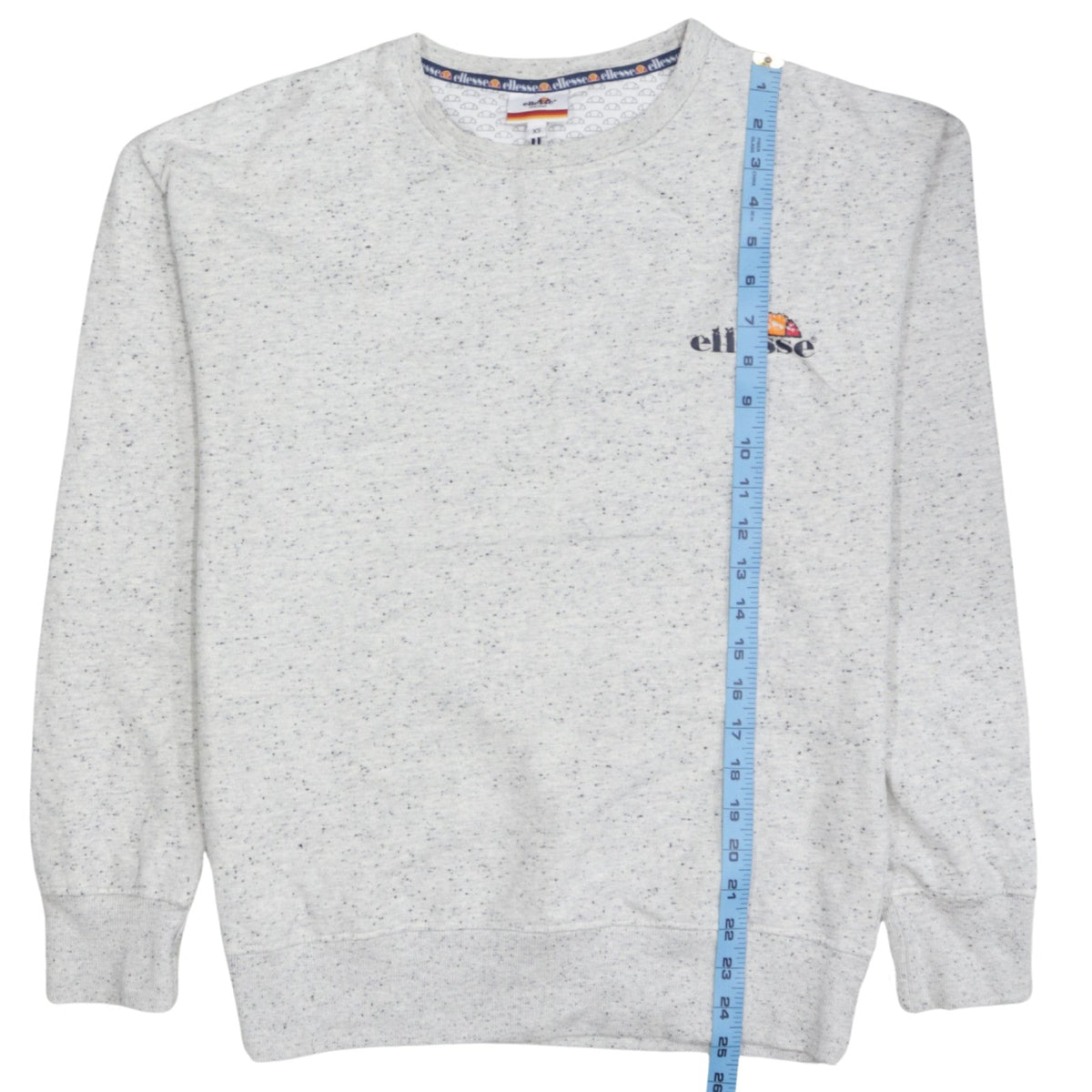 Mens UK Size XS ellesse Grey Pullover Sweatshirt
