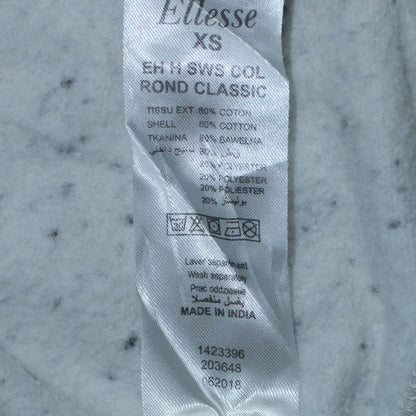 Mens UK Size XS ellesse Grey Pullover Sweatshirt