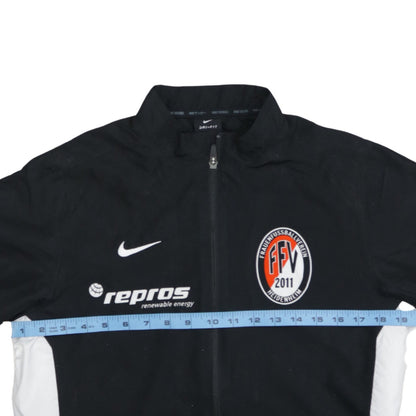 Nike Boys Black Dri-FIT FFV Heidenheim Track Jacket XL 13-15 Years