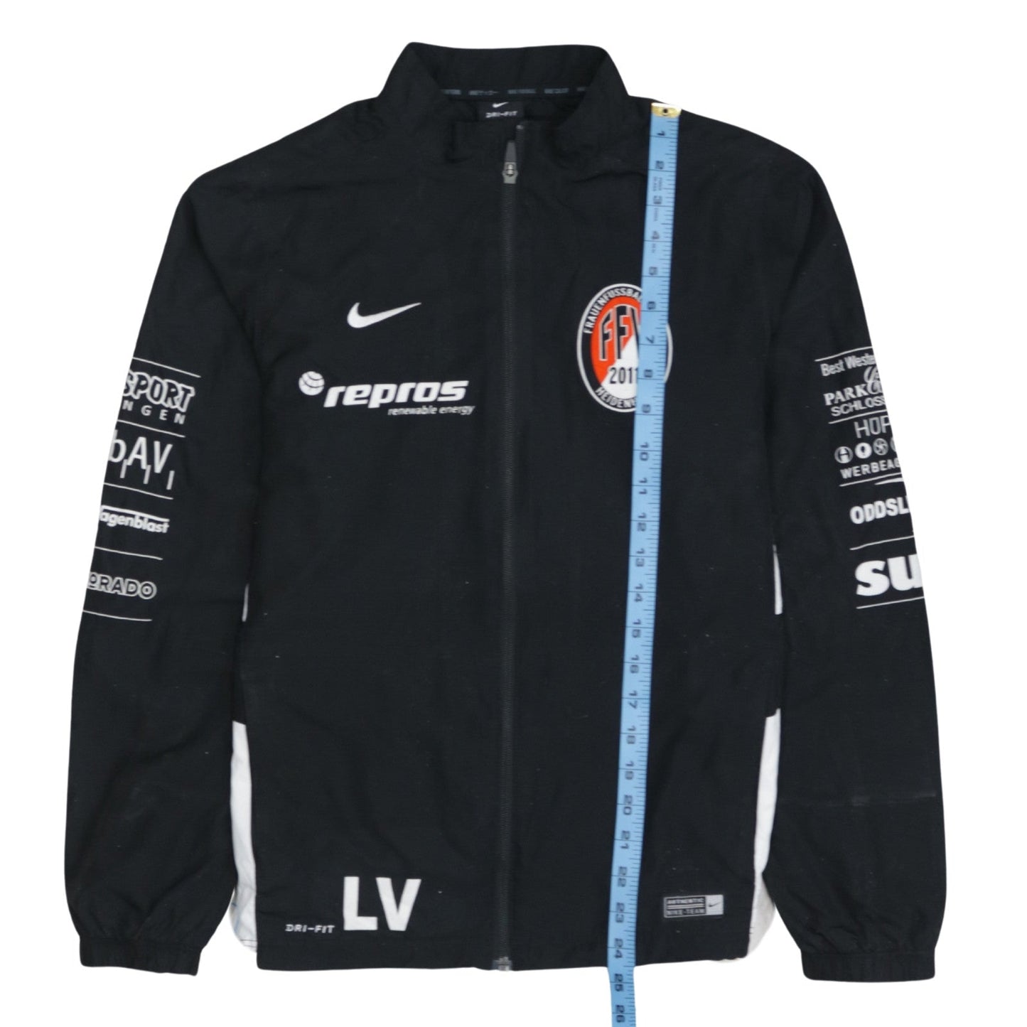Nike Boys Black Dri-FIT FFV Heidenheim Track Jacket XL 13-15 Years