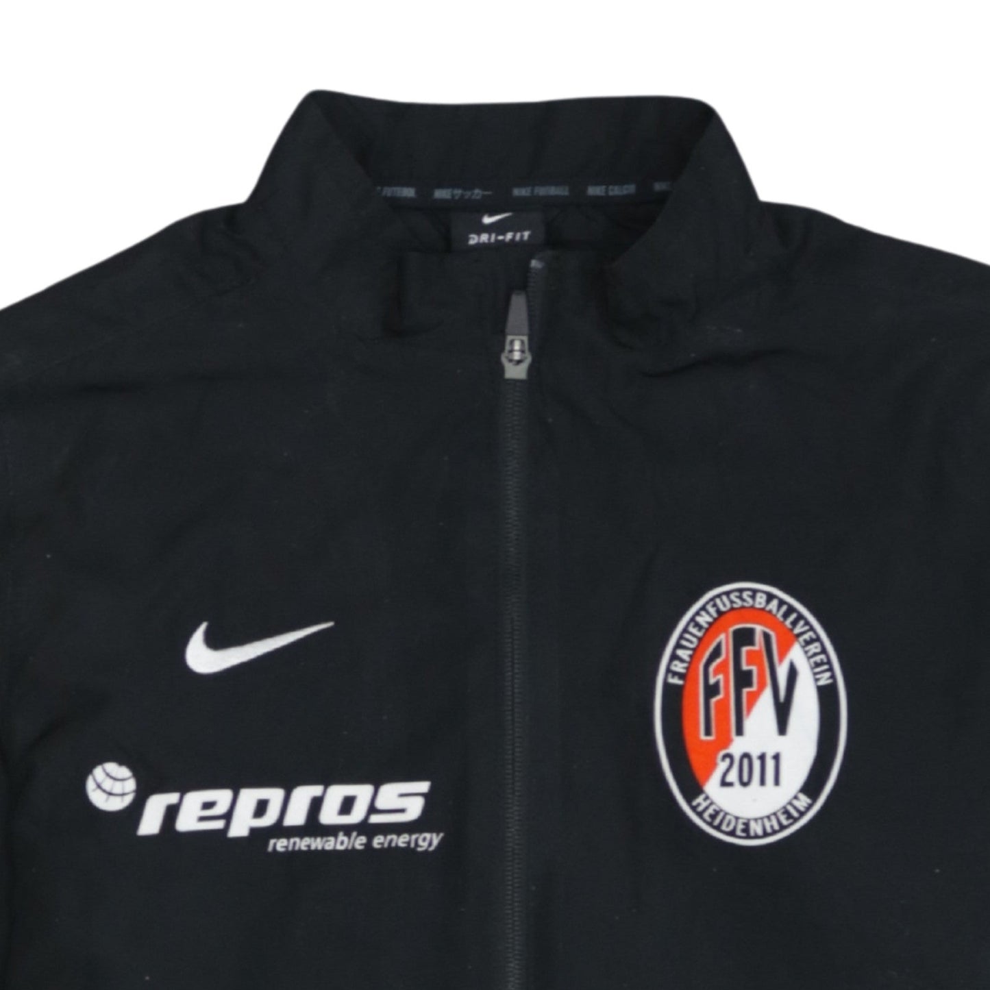 Nike Boys Black Dri-FIT FFV Heidenheim Track Jacket XL 13-15 Years