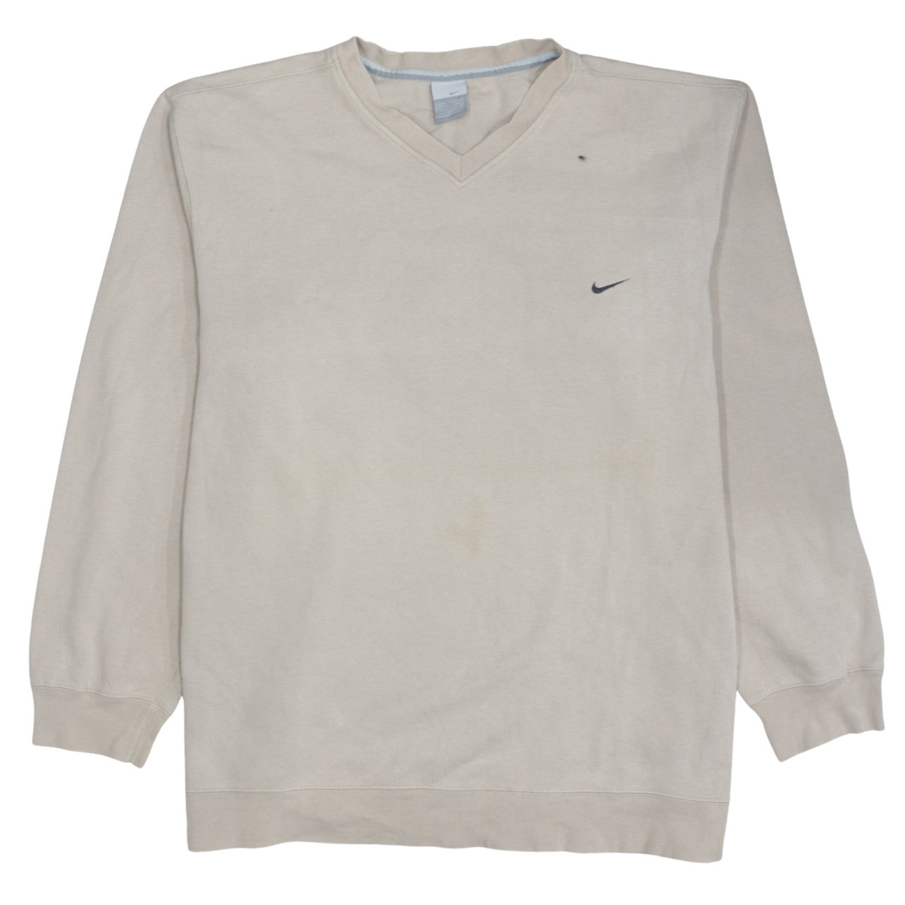 Mens UK Size XL Nike Beige Pullover Sweatshirt