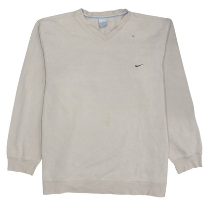 Mens UK Size XL Nike Beige Pullover Sweatshirt