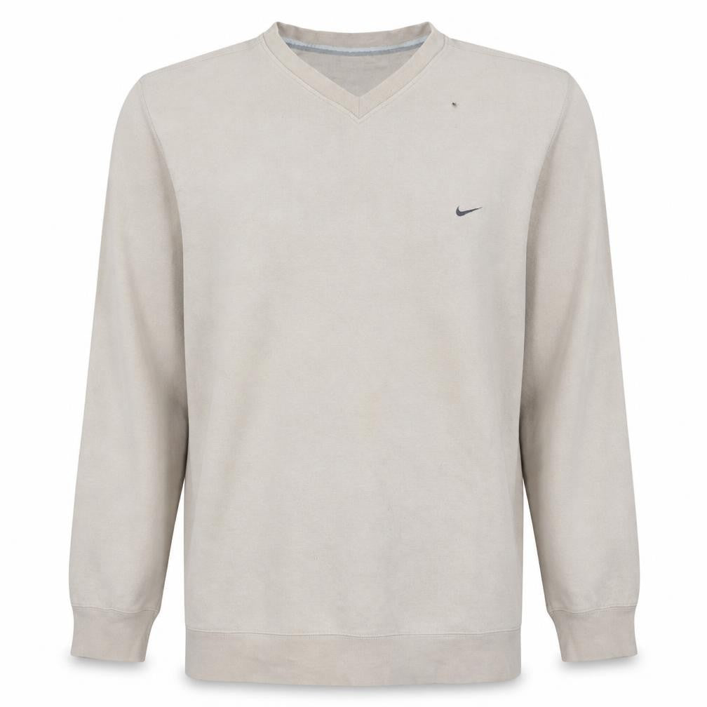 Mens UK Size XL Nike Beige Pullover Sweatshirt