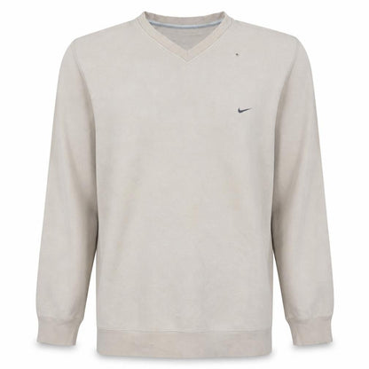 Mens UK Size XL Nike Beige Pullover Sweatshirt