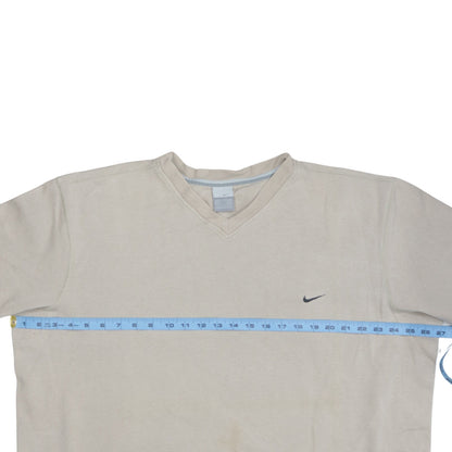 Mens UK Size XL Nike Beige Pullover Sweatshirt