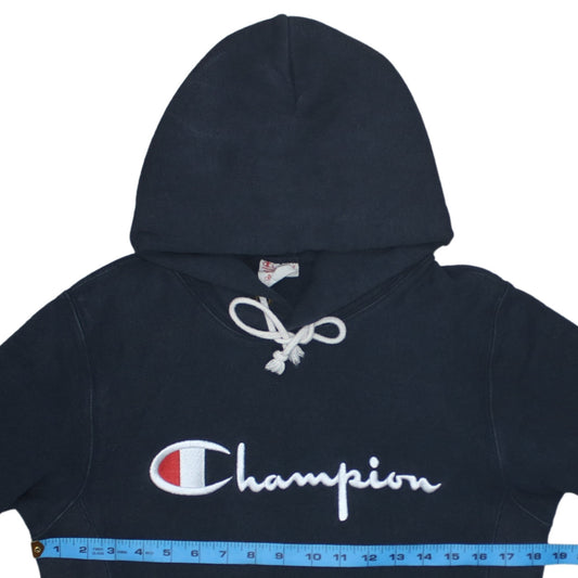Mens UK Size M Champion Blue Pullover Hoodie