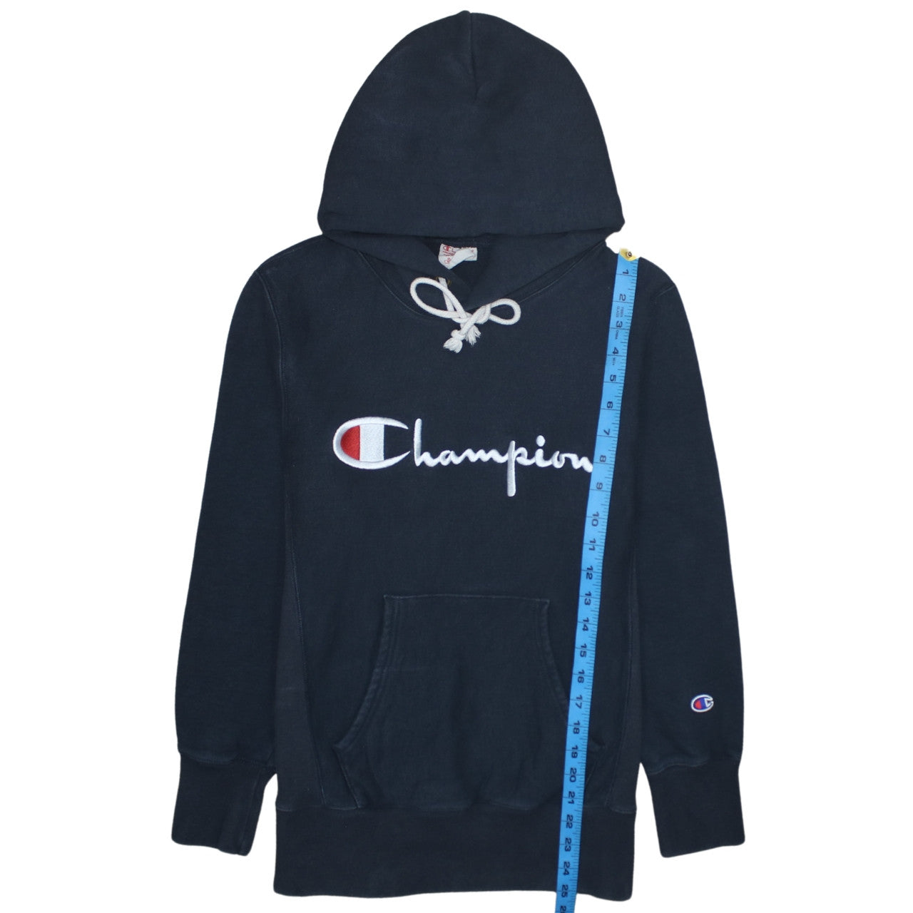 Mens UK Size M Champion Blue Pullover Hoodie