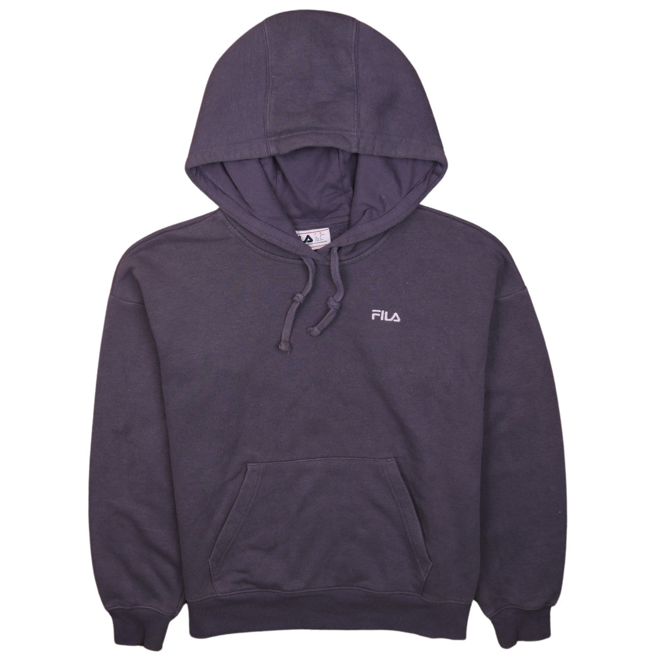 Mens UK Size S FILA Blue Pullover Hoodie