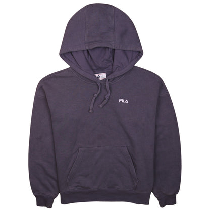 Mens UK Size S FILA Blue Pullover Hoodie