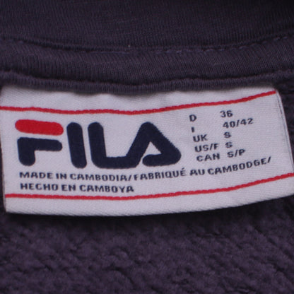 Mens UK Size S FILA Blue Pullover Hoodie