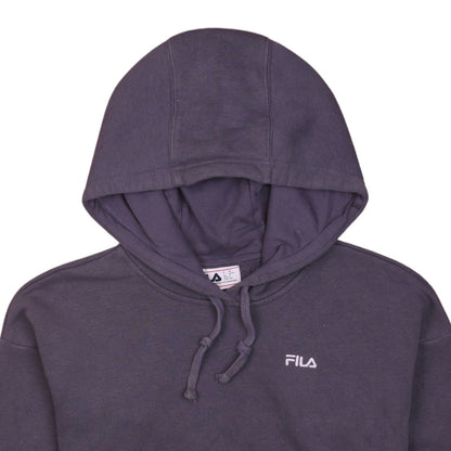 Mens UK Size S FILA Blue Pullover Hoodie