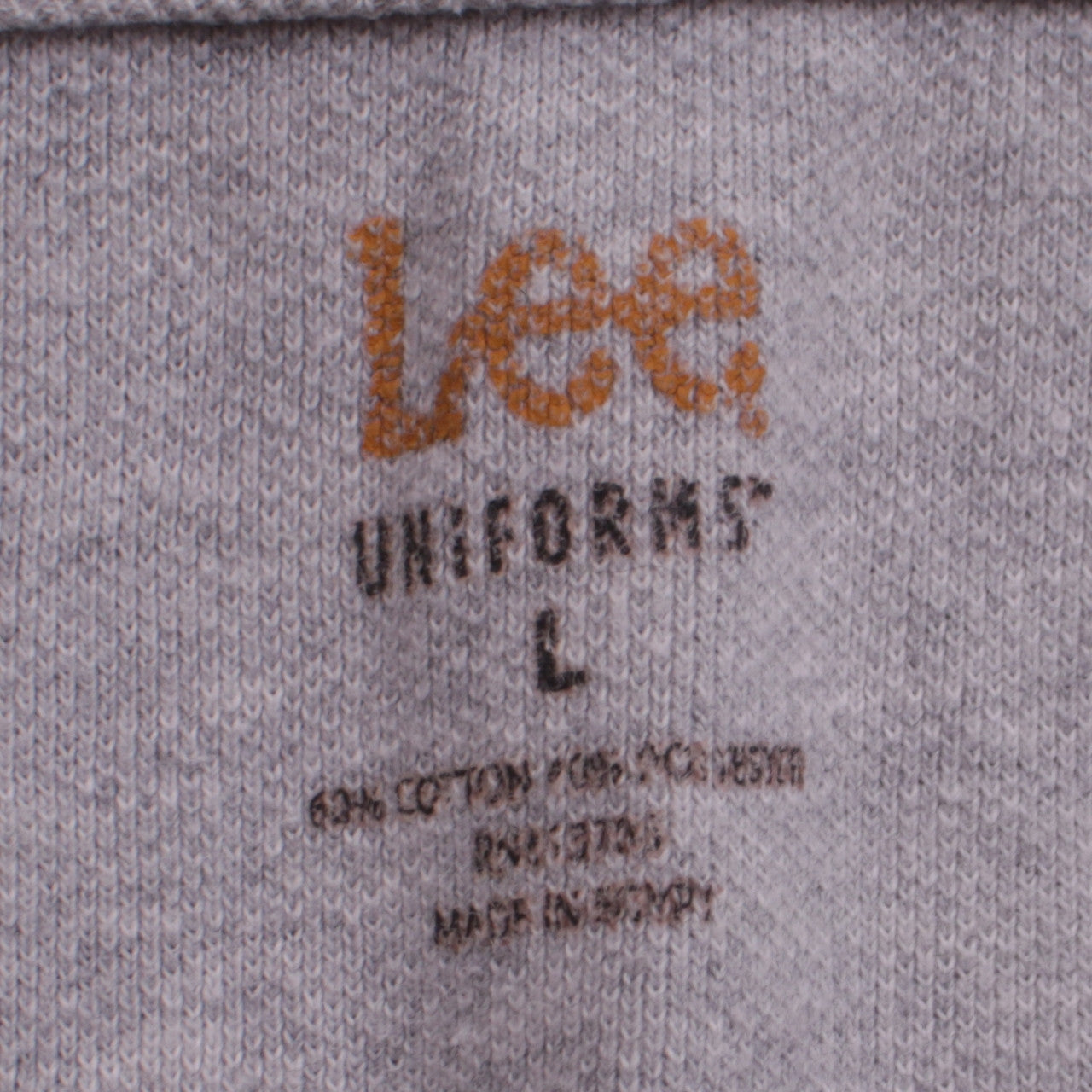 Mens UK Size L Lee Cotton Blend Polo Shirt