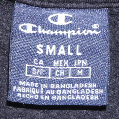 Mens UK Size S Champion Black Full Zip Hoodie