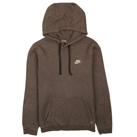 Mens UK Size S Nike Brown Pullover Hoodie