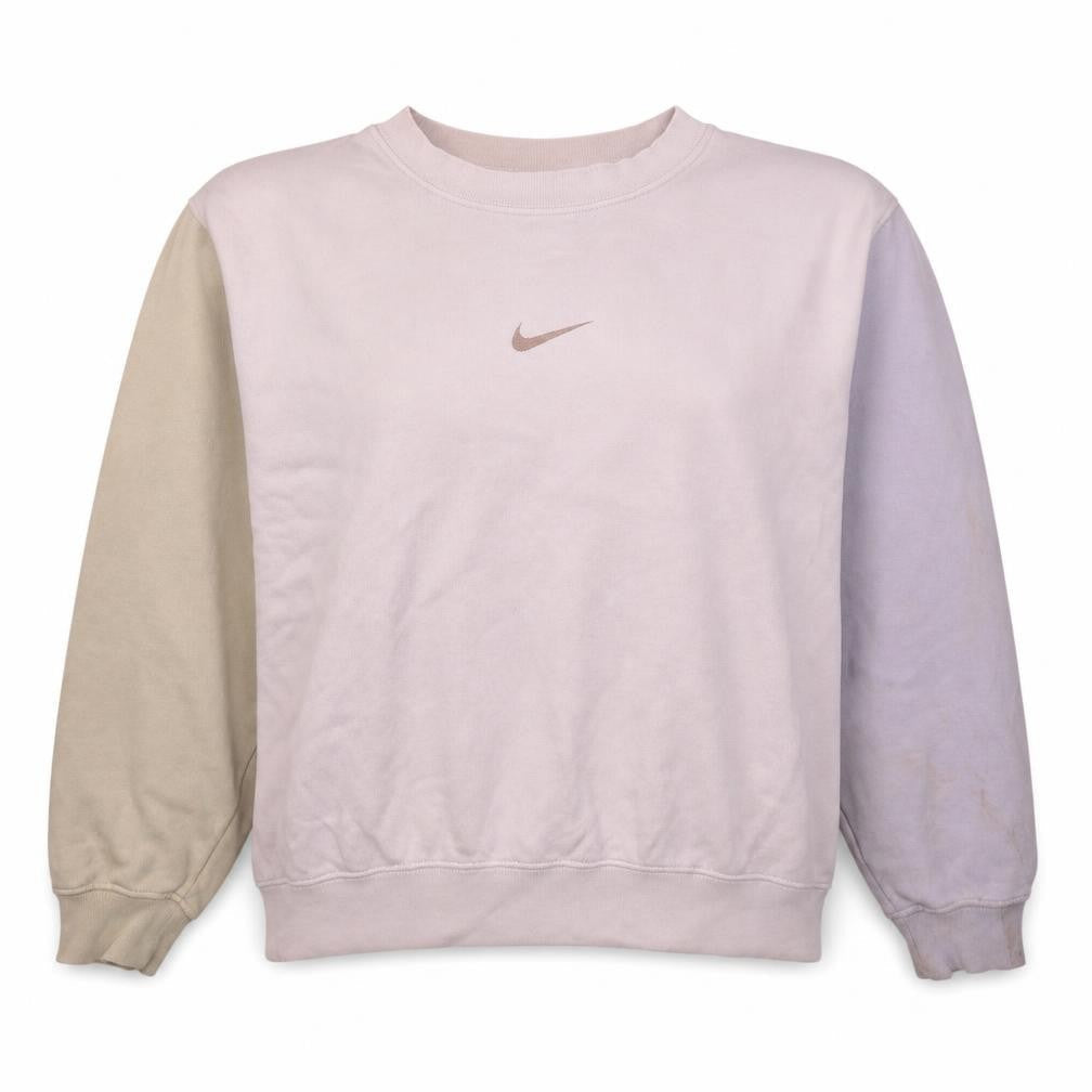 Womens UK Size M Nike Beige Pullover Sweatshirt