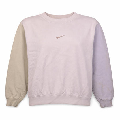 Womens UK Size M Nike Beige Pullover Sweatshirt
