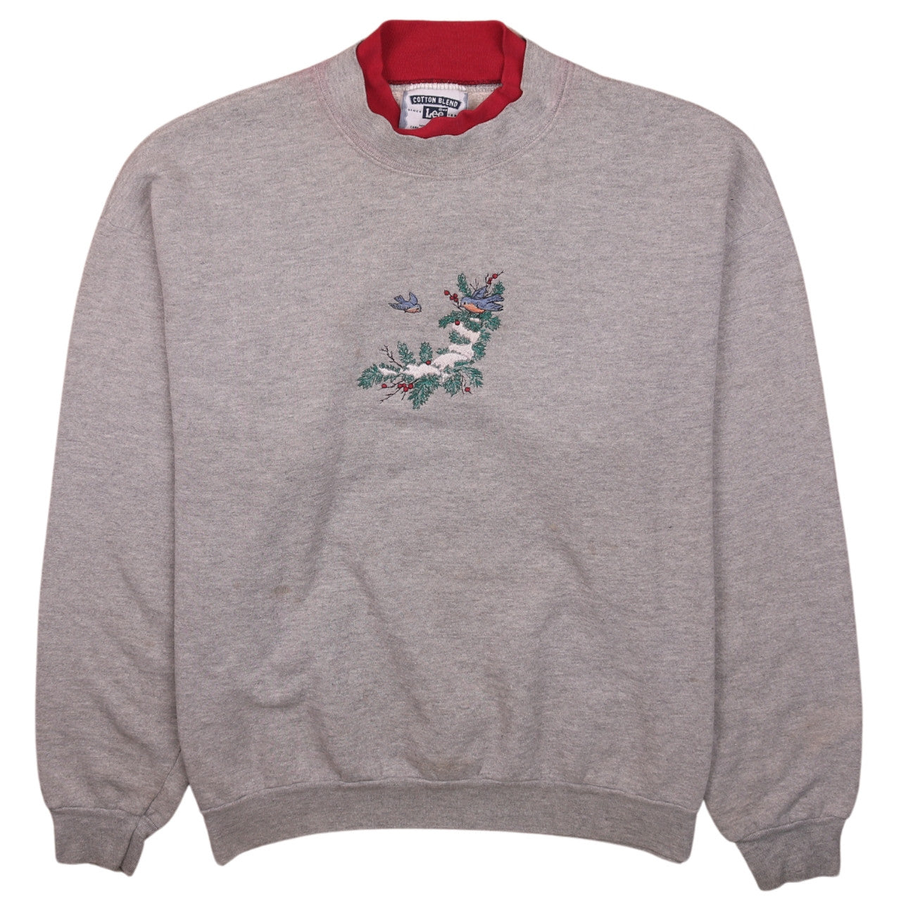 Womens UK Size L Lee Grey Pullover Sweatshirt