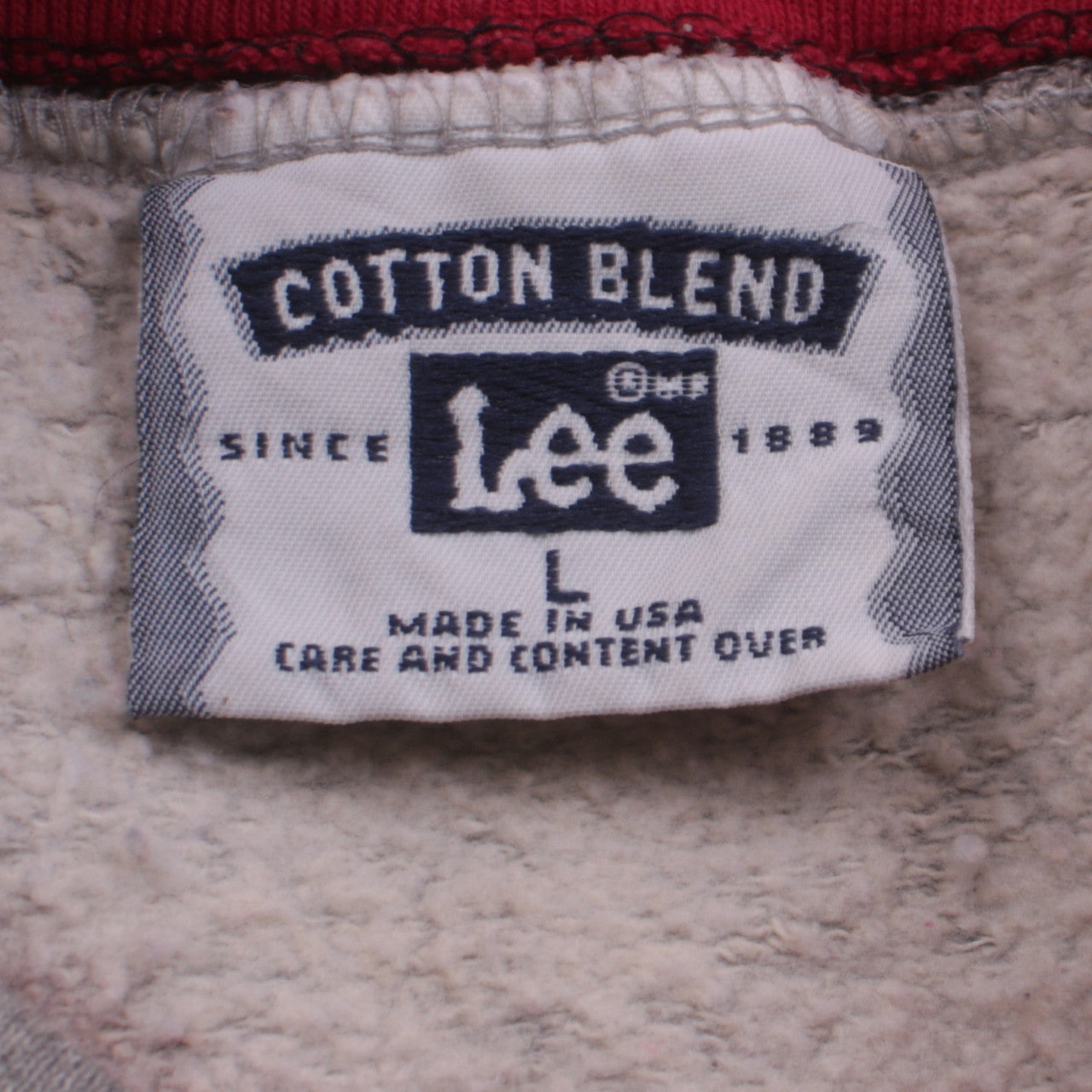 Womens UK Size L Lee Grey Pullover Sweatshirt
