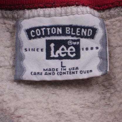 Womens UK Size L Lee Grey Pullover Sweatshirt