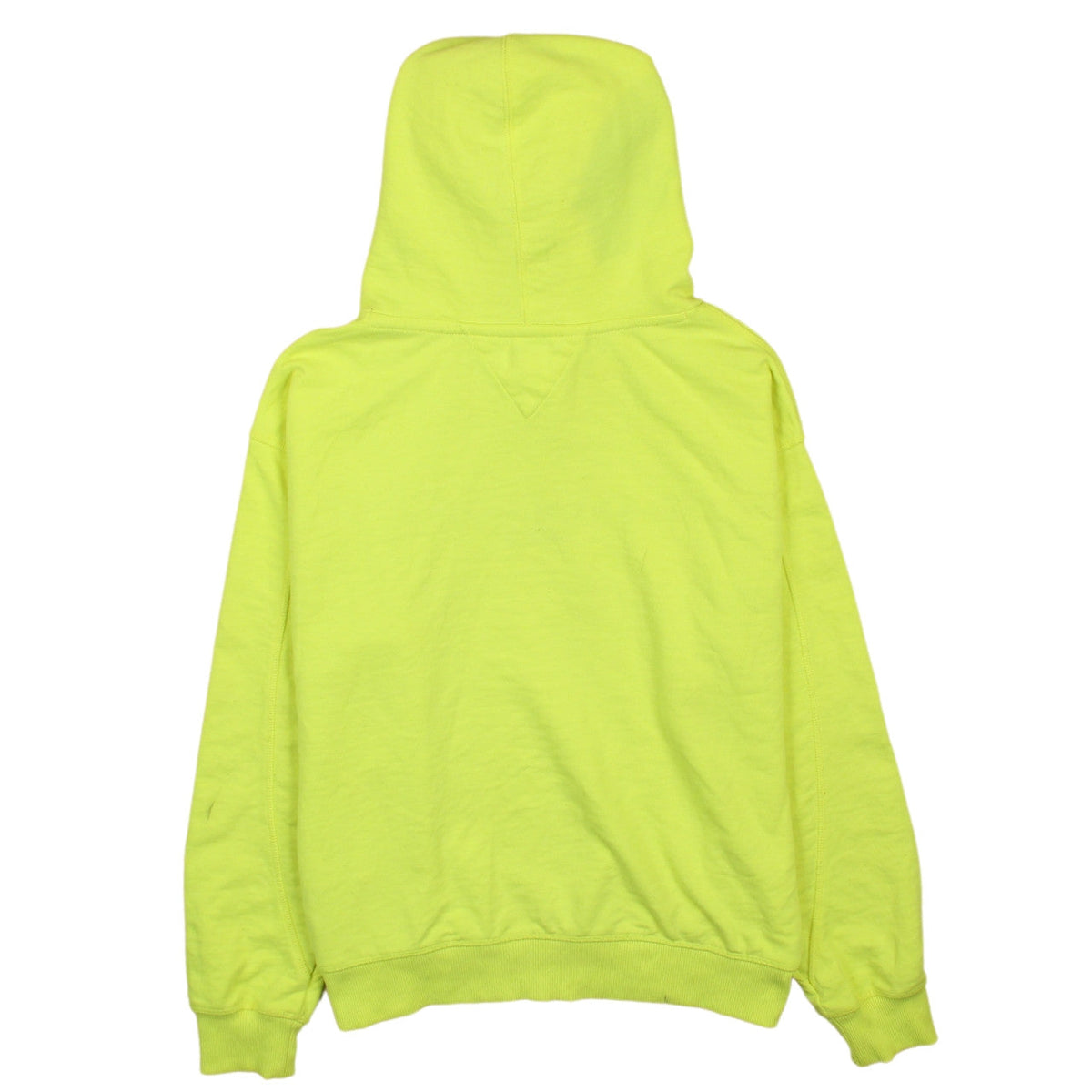 Mens UK Size L Tommy Hilfiger Yellow Pullover Hoodie