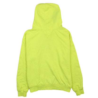 Mens UK Size L Tommy Hilfiger Yellow Pullover Hoodie