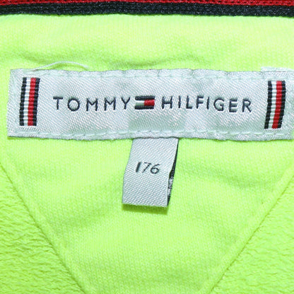 Mens UK Size L Tommy Hilfiger Yellow Pullover Hoodie