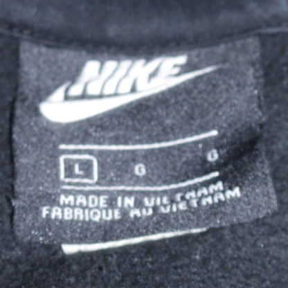 Mens UK Size L Nike Black Pullover Hoodie