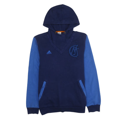 Mens UK Size M adidas Blue Pullover Hoodie