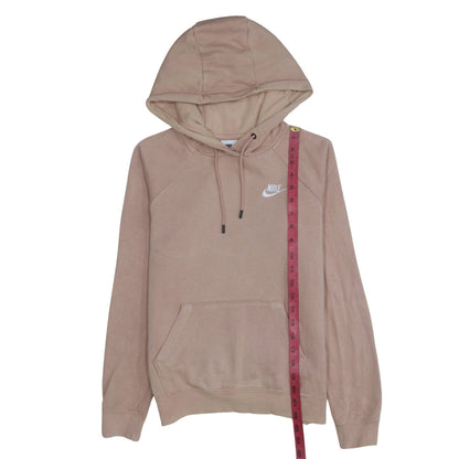 Womens UK Size XS Nike Beige Pullover Hoodie